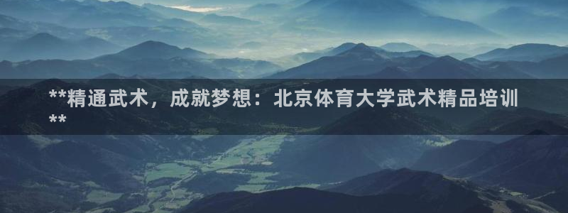 极悦是什么牌子空调的：**精通武术，成就梦想：北京体