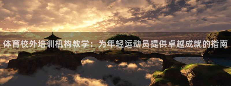 极悦平台平台登录入口：体育校外培训机构教学：为年轻运