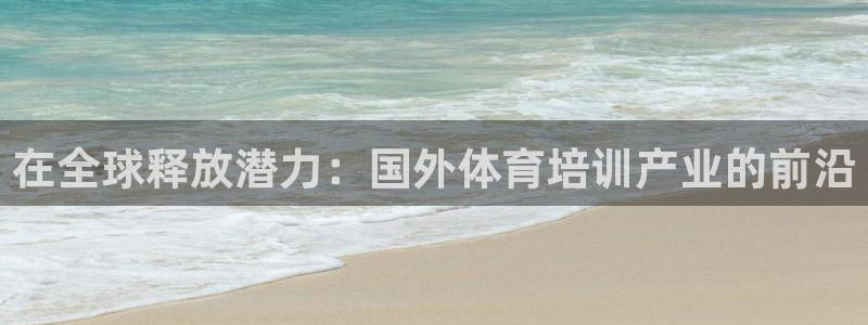 极悦平台注册流程：在全球释放潜力：国外体育培训产业的