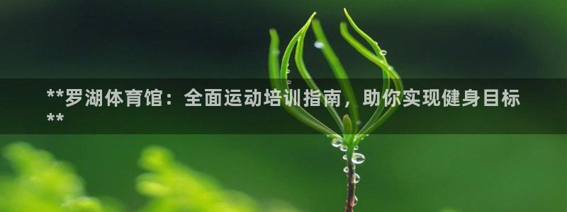 极悦平台注册失败如何解决：**罗湖体育馆：全面运动培