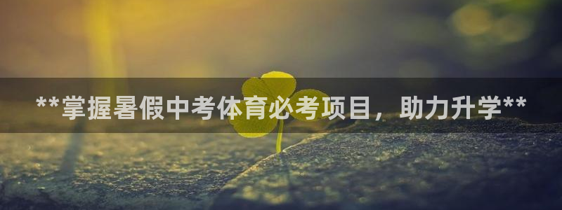 极悦平台创始人背景故事：**掌握暑假中考体育必考项目